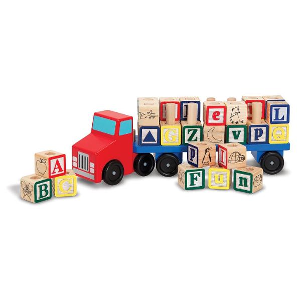 Alphabet truck. Camionul alfabet