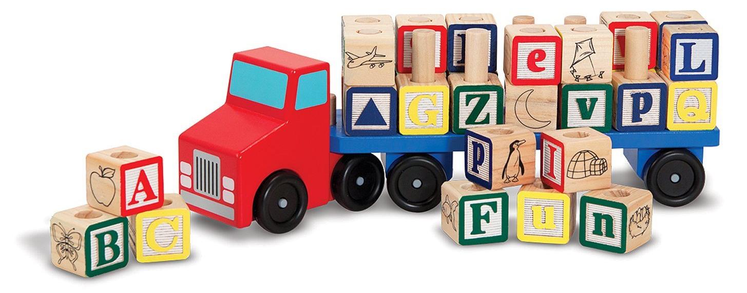 Alphabet truck. Camionul alfabet