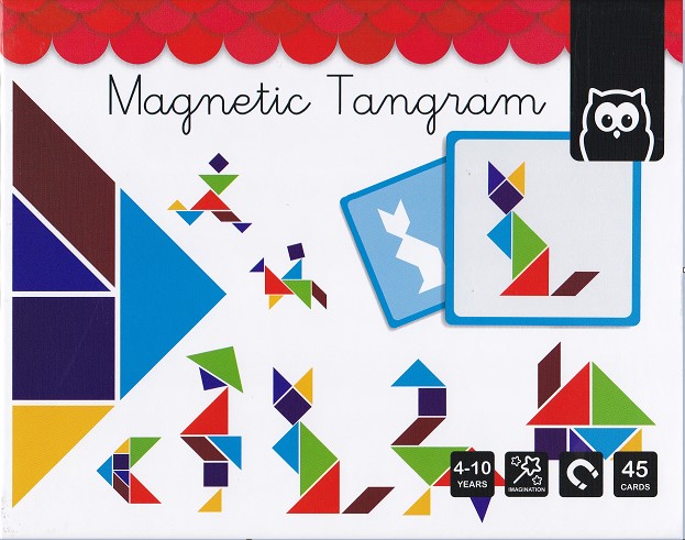 Magnetic Tangram. Puzzle geometric Tangram