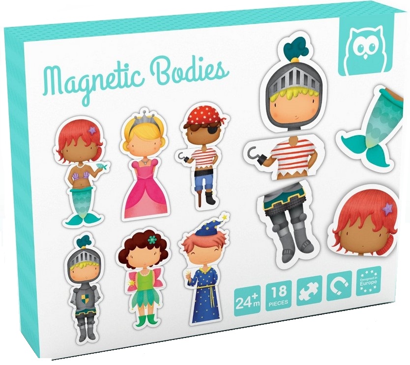 Magnetic Bodies. Set puzzle figurine magnetice