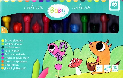 Baby Colors. Animalute din ceara pentru colorat