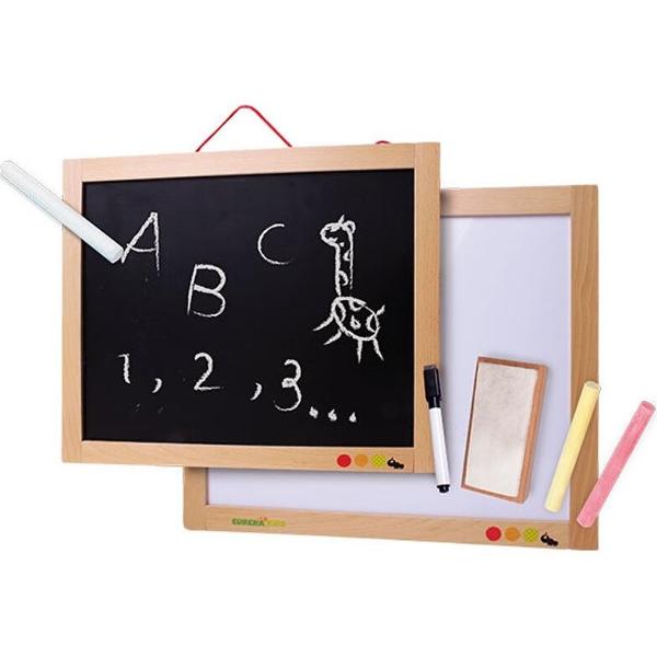 Magnetic and chalk board. Tabla magnetica de scris si desenat 3 in 1