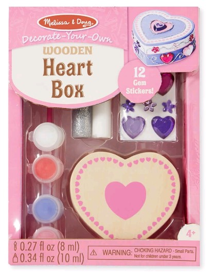 Heart box. Cutie de decorat din lemn: Inimioara