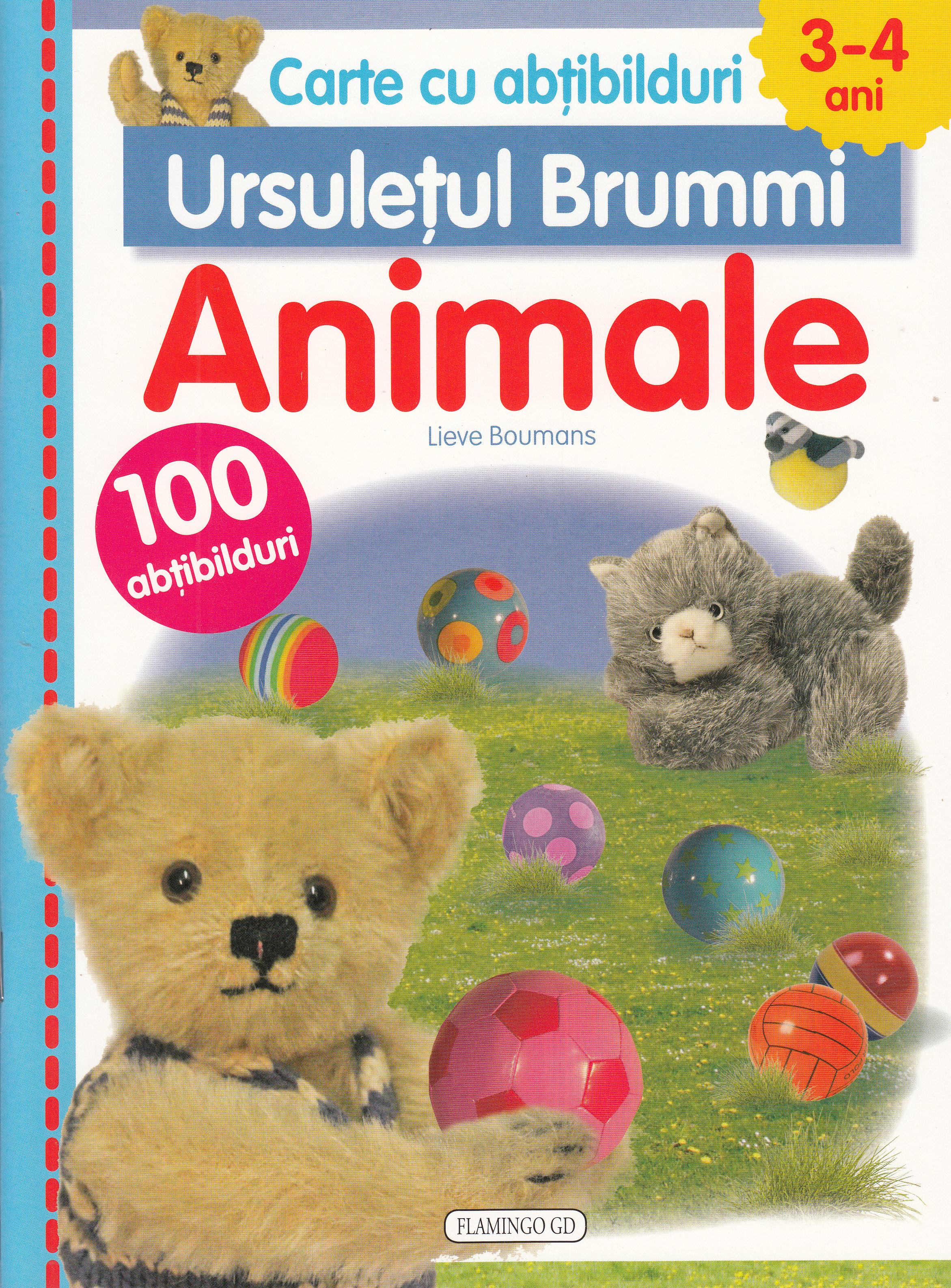 Ursuletul Brummi: Animale 3-4 ani - Lieve Boumans (Carte cu abtibilduri)