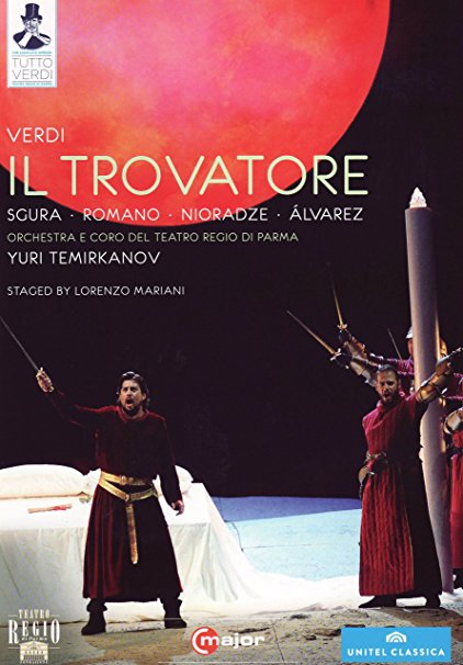 DVD Verdi - Il Trovatore - Yuri Temirkanov - Sgura, Romano, Nioradze, Alvarez