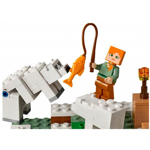 Lego Minecraft. Iglu polar
