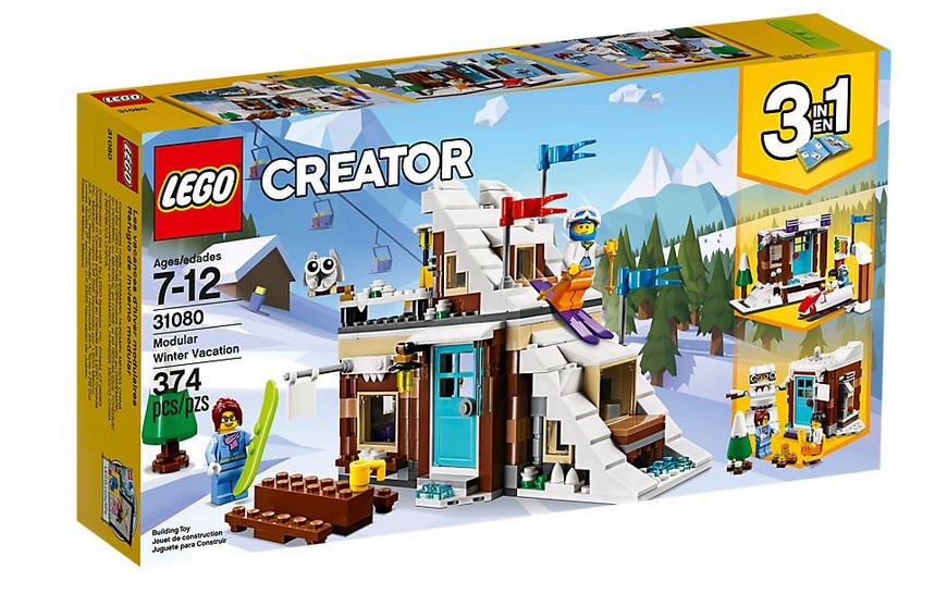 Lego Creator. Vacanta de iarna modulara