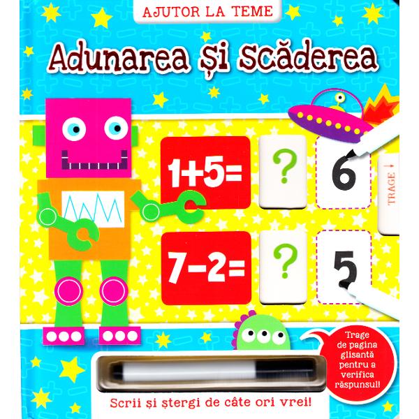 Ajutor la teme: Adunarea si scaderea - Scrii si stergi