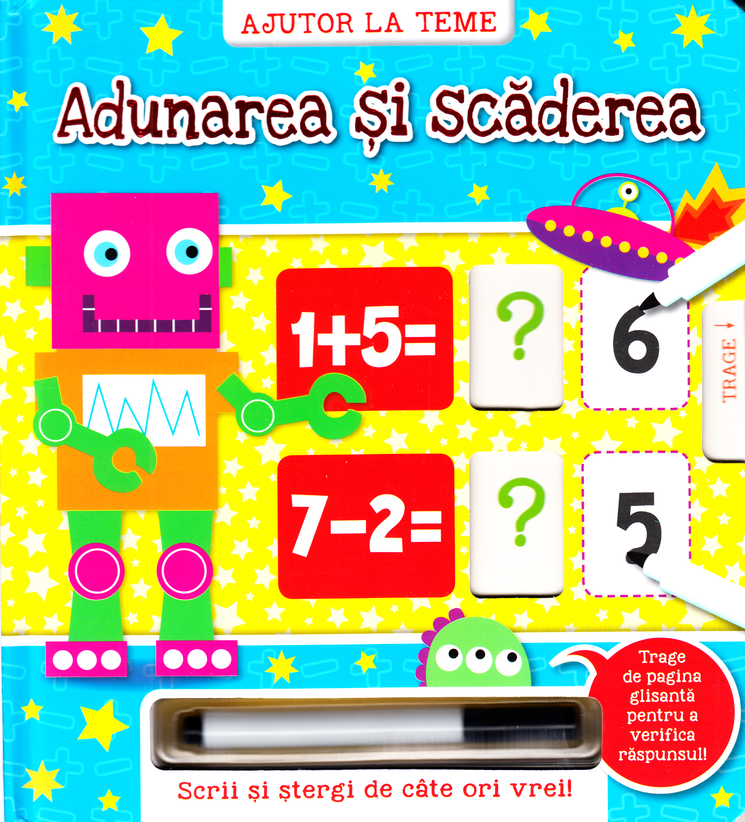 Ajutor la teme: Adunarea si scaderea - Scrii si stergi