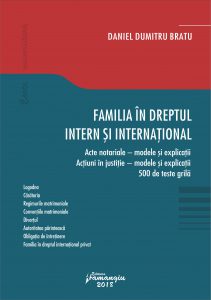 Familia in dreptul intern si international - Daniel Dumitru Bratu