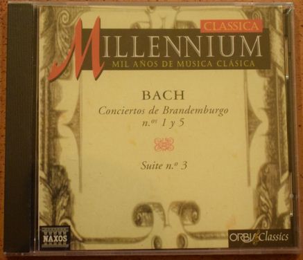 CD Bach - Conciertos de Brandemburgo nos. 1 Y 5, Suite no.3