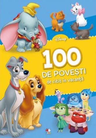 Set 4 carti Disney 100 de povesti cu eroii preferati