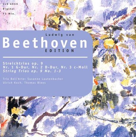 CD Beethoven - Streichtrios op.9 nr.1 g-dur, nr.2 d-dur, nr.3 c-moll (string trios op.9 no. 1-3)