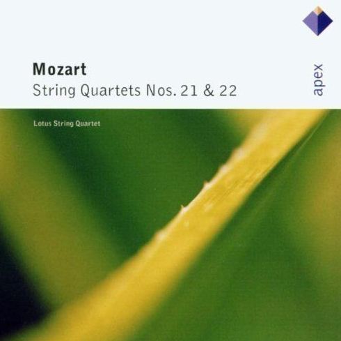 CD Mozart - String quartets nos. 21 & 22