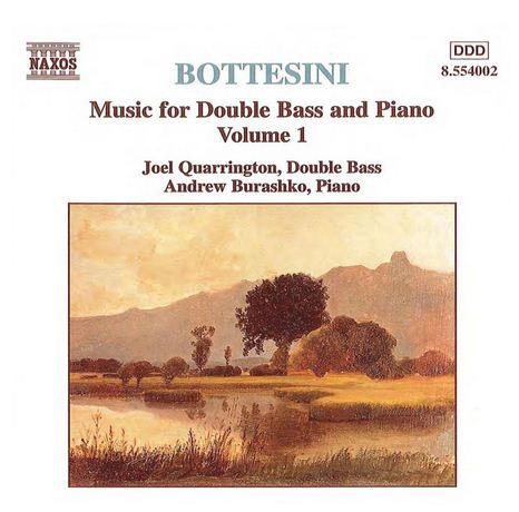 CD Bottesini - Music for double bass and piano volume 1