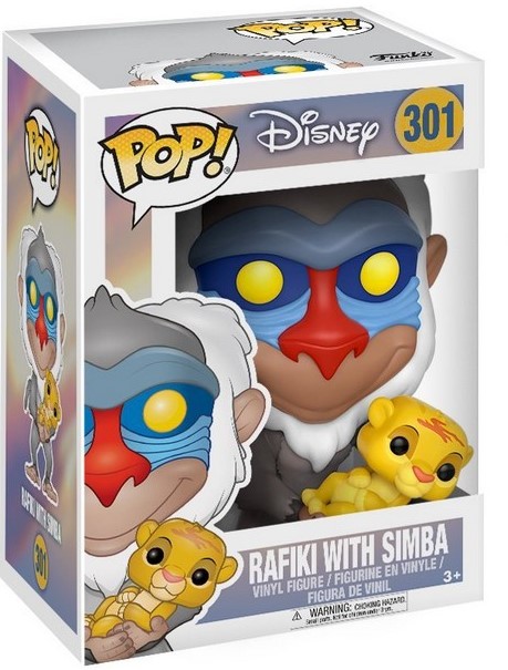 Funko Pop! Disney - Rafiki with Simba