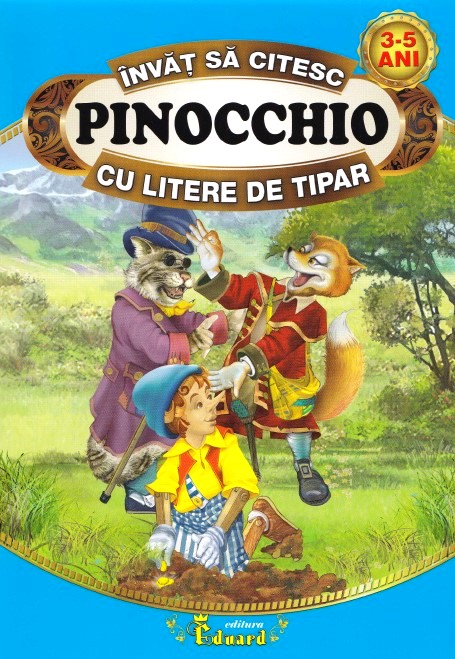 Pinocchio - Invat sa citesc cu litere de tipar - Carlo Collodi