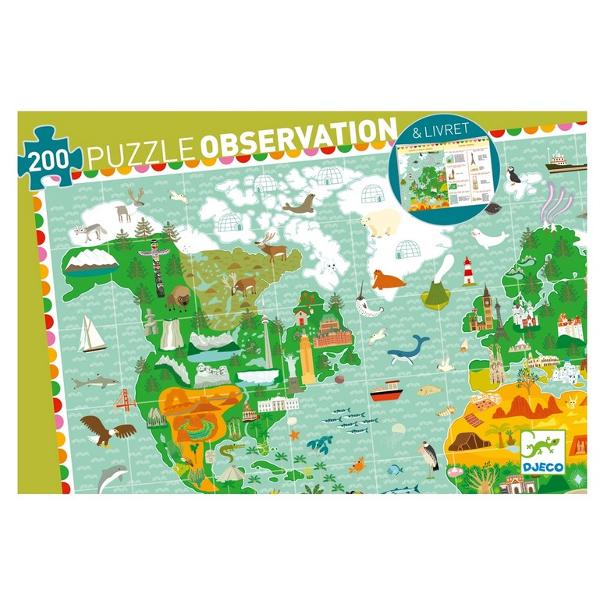 Puzzle Observation. Tour du monde. Monumentele lumii