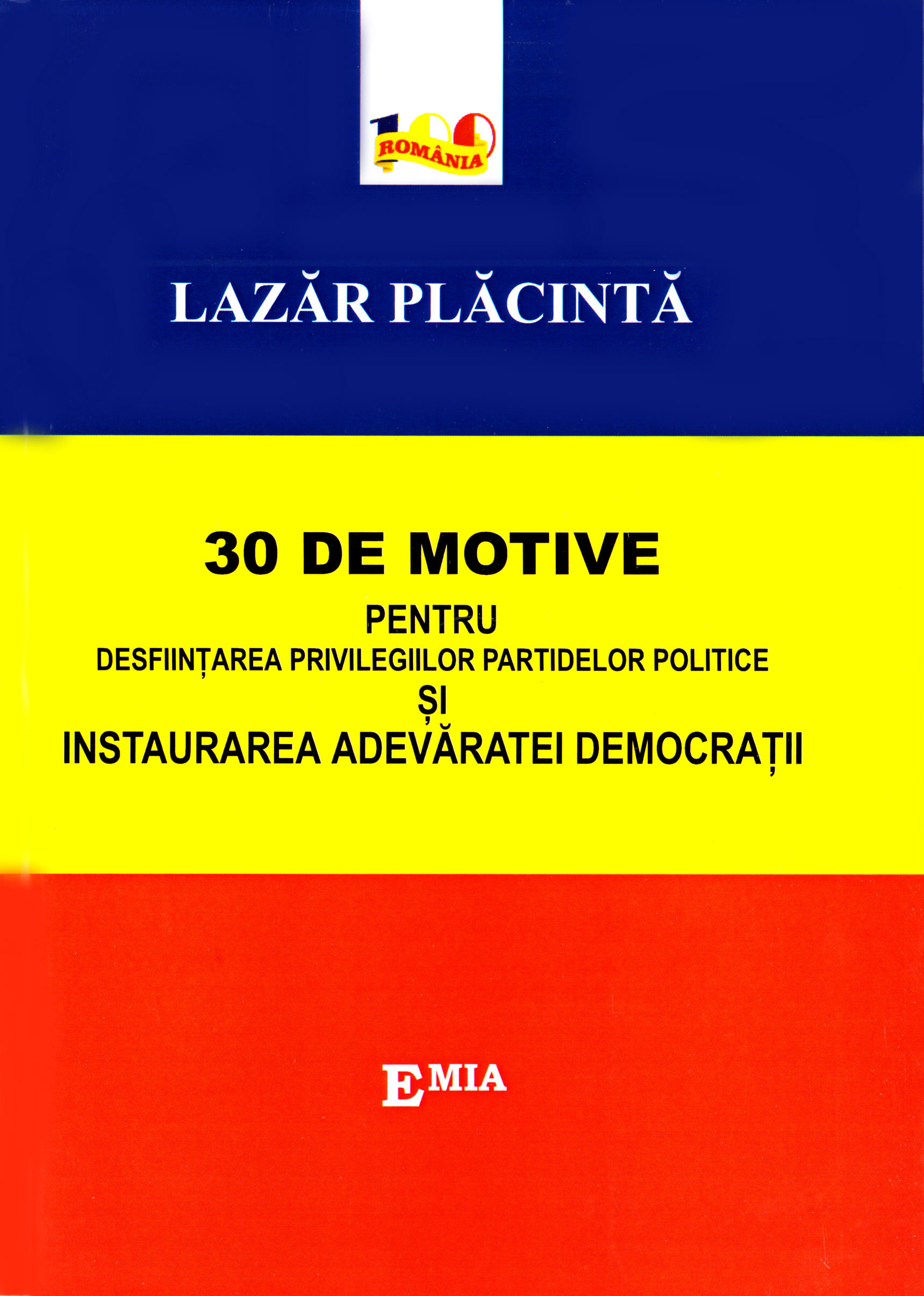 30 de motive pentru desfiintarea privilegiilor partidelor politice - Lazar Placinta