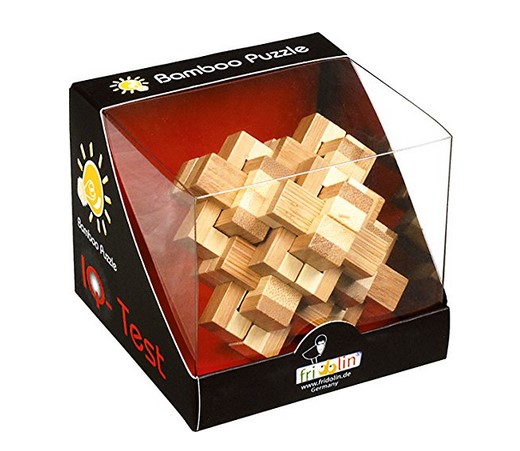 IQ-Test Bamboo Puzzle. Puzzle Ananas 3D