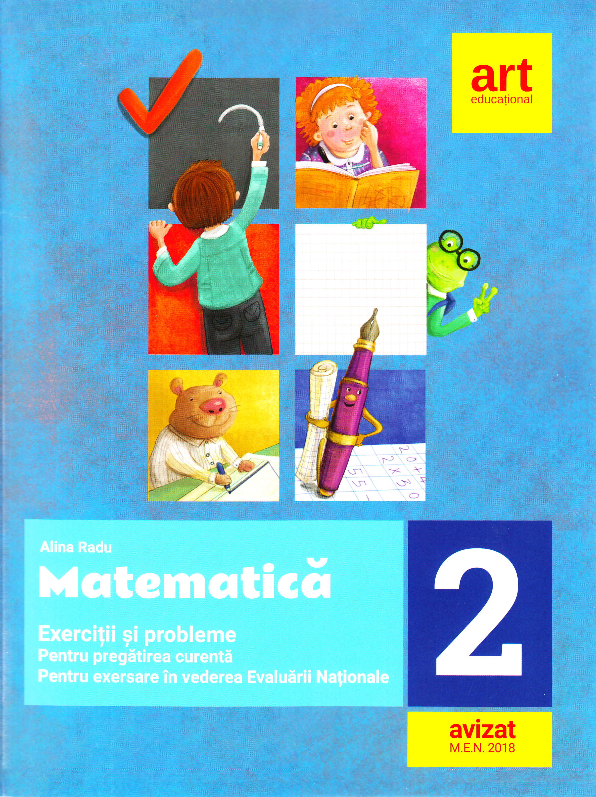 Matematica - Clasa 2 - Exercitii si probleme. Evaluare nationala - Alina Radu