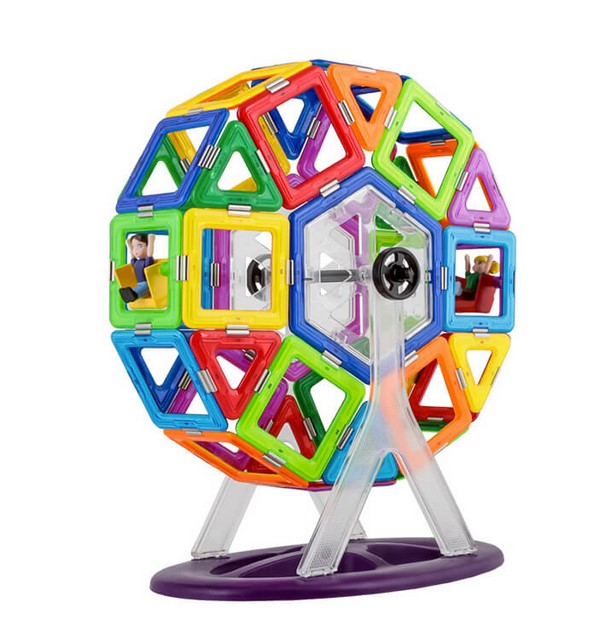 Imaginea produsului 'Magspace, Carnival Set. Joc magnetic de constructie 3D'