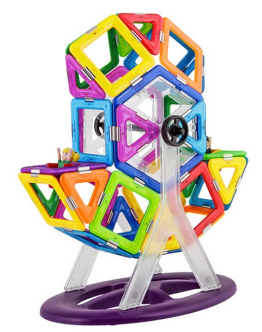 Imaginea produsului 'Magspace, Carnival Set. Joc magnetic de constructie 3D'