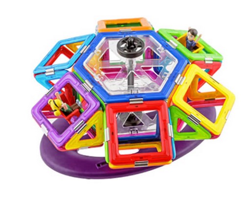 Imaginea produsului 'Magspace, Carnival Set. Joc magnetic de constructie 3D'
