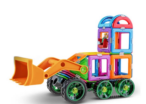 Magspace, Land Vehicles. Joc magnetic de constructie 3D