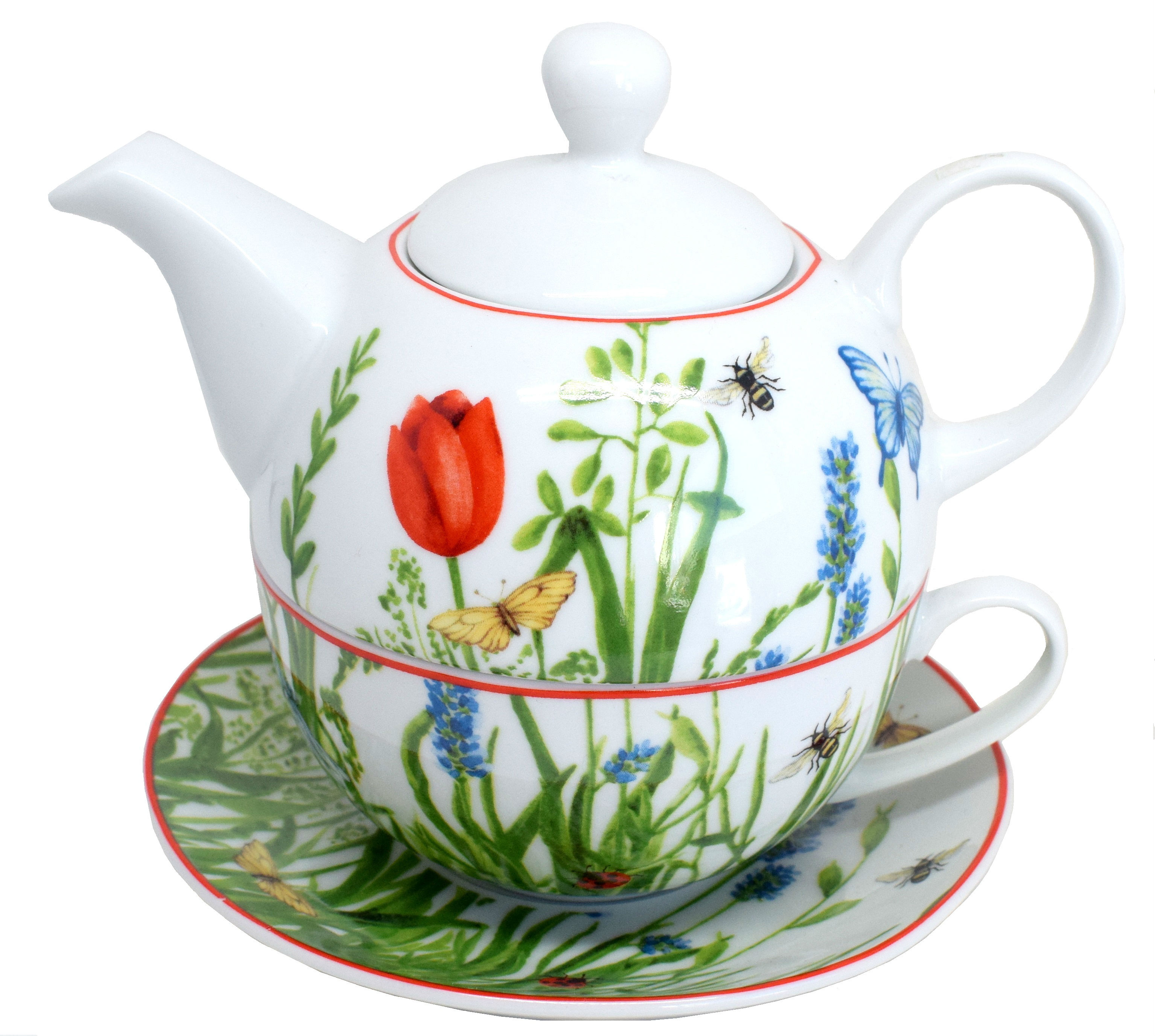 Set Tea for One - Spring - Tea Garden