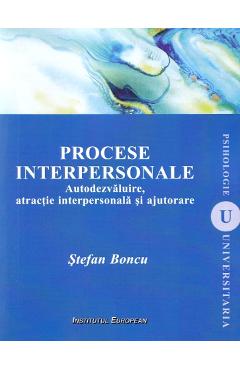 Coperta cărții Procese interpersonale - Stefan Boncu