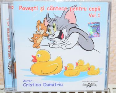 CD Povesti si cantece pentru copii vol.1 - Cristina Dumitriu
