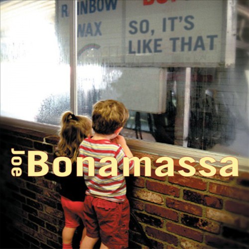 CD Joe Bonamassa - So, it's like that
