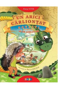 Coperta cărții 'Un arici cârlionțat - Elena Vizir'