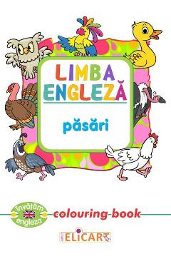 Poza produsului Limba engleza: Pasari (Colouring Book)