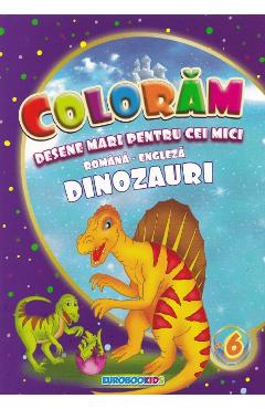 Poza produsului Coloram desene mari pentru cei mici: Dinozauri