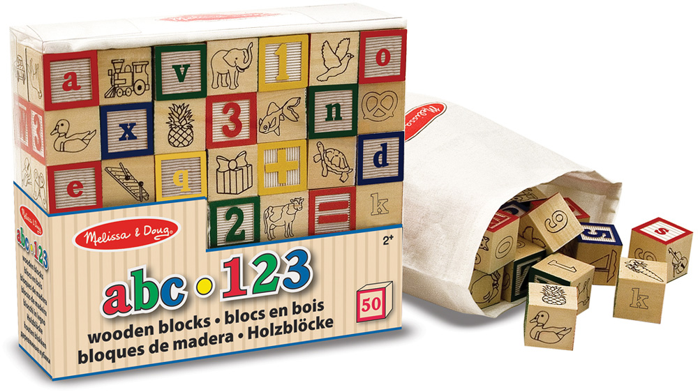 abc-123 Blocks - Cuburi litere si cifre - Litere mici
