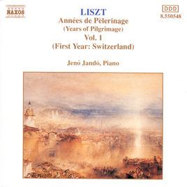 CD Liszt - Annees de pelerinage Vol.1 - First year: Switzerland - Jeno Jando, Piano
