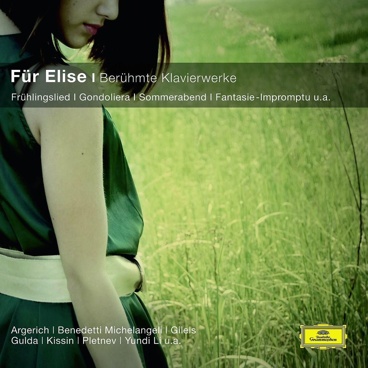 CD Fur Elise/Beruhmte klavierwerke: Fruhlingslied, Gondoliera, Sommerabend, Fantasie-Impromptu