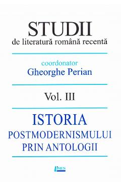 Coperta cărții 'Studii de literatură română recentă Vol.3 - Gheorghe Perian'