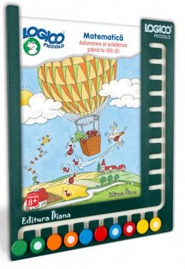 Logico - Set cu Tablita - Matematica. Adunarea si scaderea pana la 100 (2) - 8 ani +