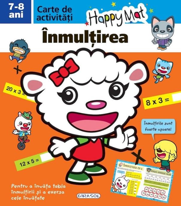 Happy Mat - Inmultirea 7-8 ani