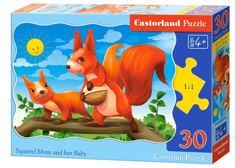 Puzzle 30. Squirrel Mom and her Baby