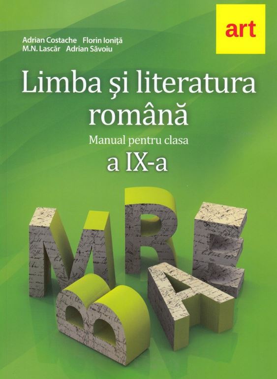 Limba romana - Clasa 9 - Manual - Adrian Costache, Florin Ionita