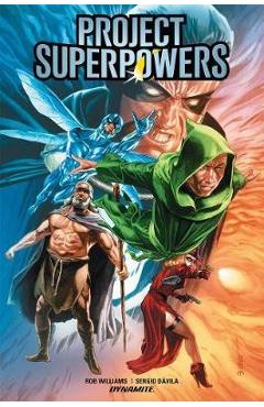 Coperta cărții 'Project SuperPowers Vol. 1: Evolution HC - Rob Williams'