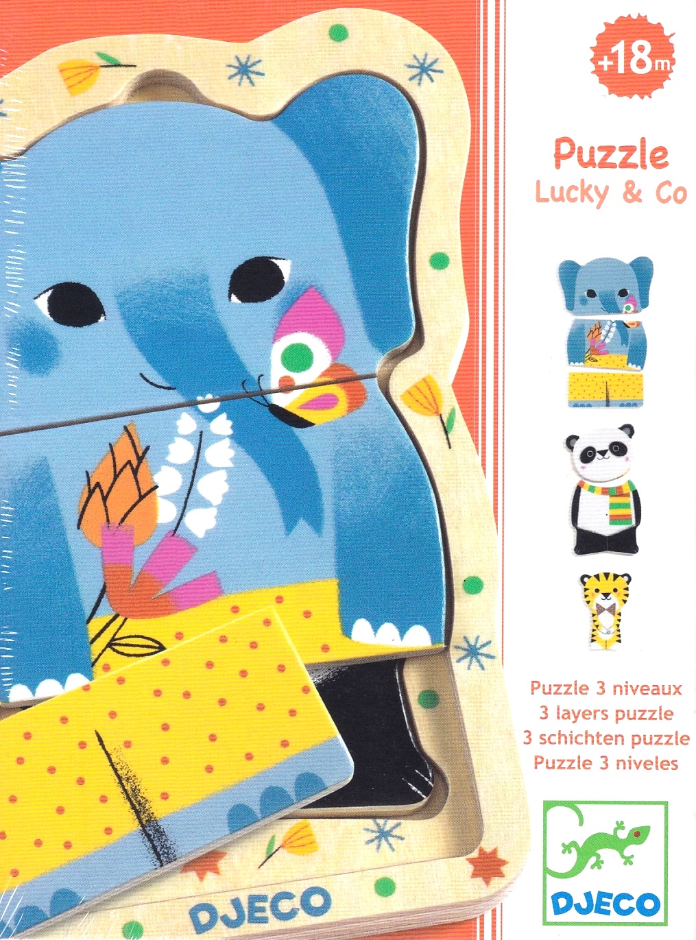 Puzzle Lucky and Co. Puzzle straturi