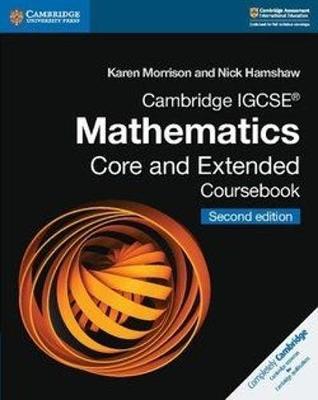 Cambridge IGCSE (R) Mathematics Core and Extended Coursebook -  