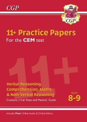 New 11+ CEM Practice Papers - Ages 8-9 (with Parents' Guide -  