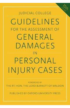Poza produsului Guidelines for the Assessment of General Damages in Personal -  