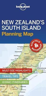 Lonely Planet New Zealand's South Island Planning Map -  